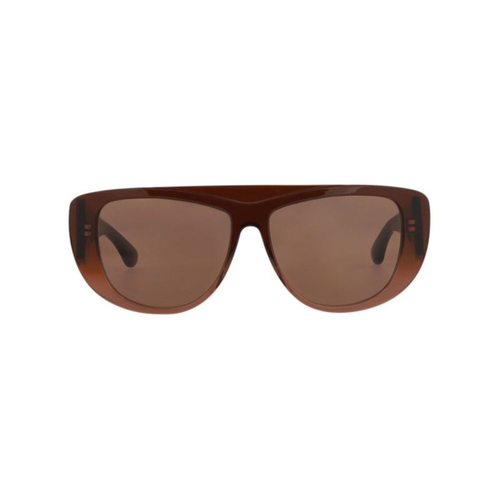 Alaia Shield-Frame Acetate Sunglasses Brown Womens